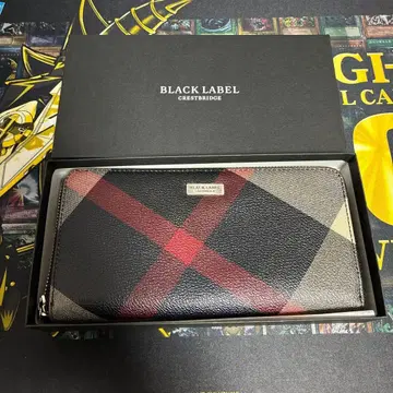 BLACK LABEL CRESTBRIDGE 장지갑 체크 무늬
