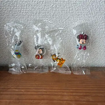 디즈니 캐릭터 마츠모토 세이지 메지루시 액세서리 가챠 반다이 4점