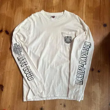 Harley-Davidson 롱 슬리브 셔츠 화이트