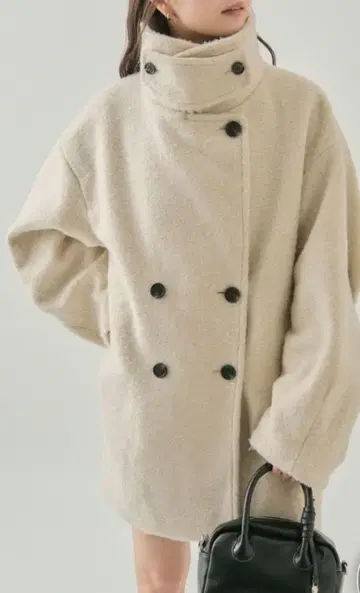 mystic 샤기 미들 코트