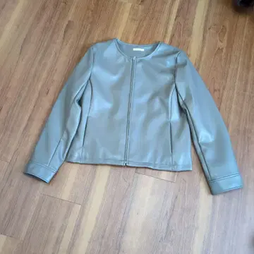 GLACIER 노카라 자켓 베이지 L 사이즈