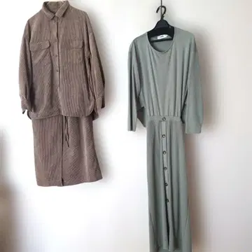 AZUL 원피스 및 코듀로이 셋업 3종 세트