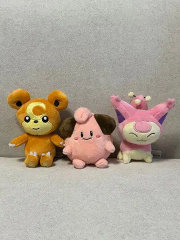 포켓몬 봉제 인형 3체 세트