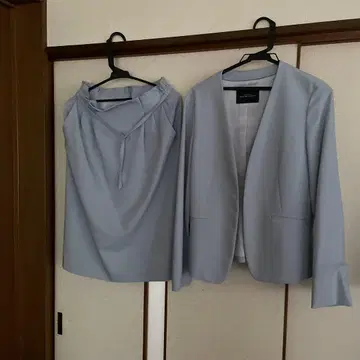 GREEN LABEL RELAXING 정장 세트 라이트 블루