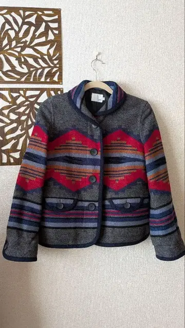 울 혼방 자켓 노르딕 북유럽 스타일