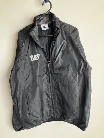 CATERPILLAR 블랙 나일론 자켓