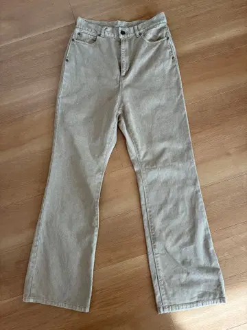 저널 스탠다드 플레어 데님 팬츠 38 카멜