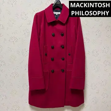 매킨토시 빨간색 코트 새상품급 울 100%