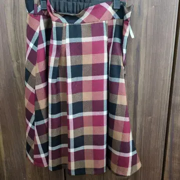 BLUE LABEL CRESTERIDGE 체크 무늬 스커트 38