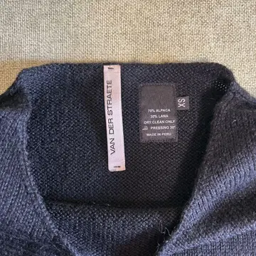 VAN DER STRAETE 알파카 혼방 긴팔 스웨터 XS