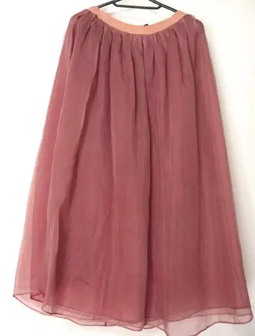 DKNY 로터스 핑크 플레어 스커트 상의 사이즈 2