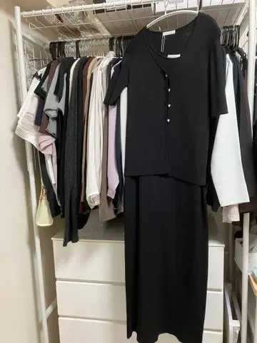 프로포션 바디 드레싱 블랙 원피스 택 포함 새상품