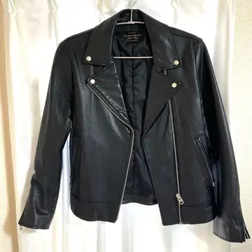 나노 유니버스 더블 램 가죽 자켓 38