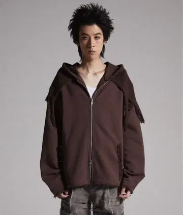 GRANCY 니트 레이어드 디자인 집 후디