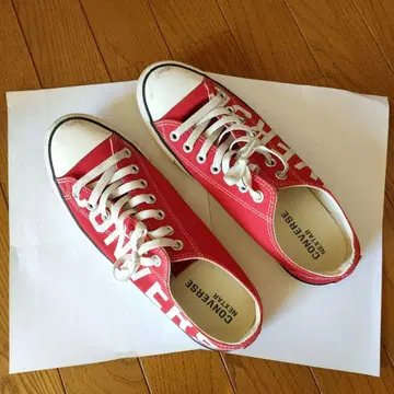 컨버스 넥스타 레드 스니커즈 로우컷