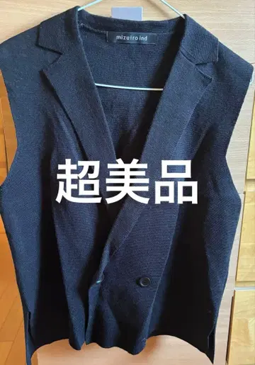 [ 컨디션 최상 ] mizuiro ind 블랙 베스트