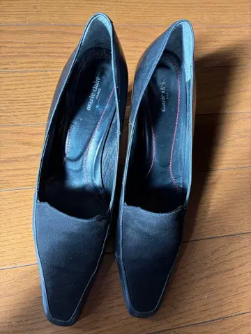 마리끌레르 블랙 하이힐 23.5cm