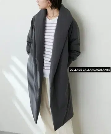 에어리 드레이프 충전솜 코트