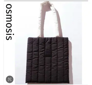 osmosis 퀼팅 토트백 블랙