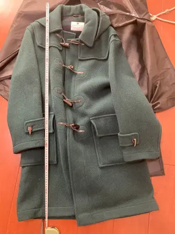 다크 그린 더플 코트 잉글랜드제