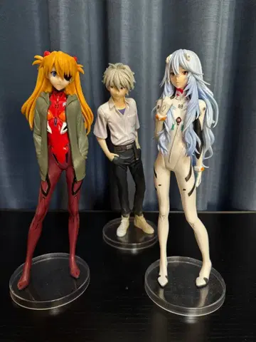 제일복권 에반게리온 아야나미 레이 카오루 아스카 피규어 3체 세트