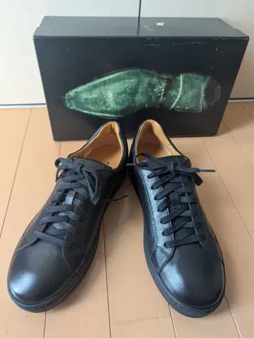 [ 미사용 ] MAGNANNI 마그나니 가죽 스니커즈 7.5 박스 포함