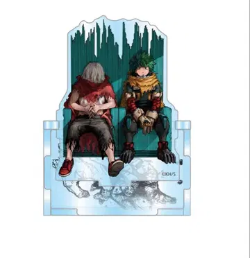 히로아카 원화전 아크릴 ON 박스 피규어 미도리야 시가라키