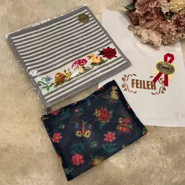 페이러 손수건 & 메쉬 파우치 새상품 하이디