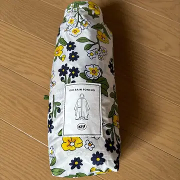 KIU 꽃무늬 레인코트 프리 사이즈