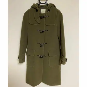 뷰티&유스 멜톤 더플 코트 M 카키