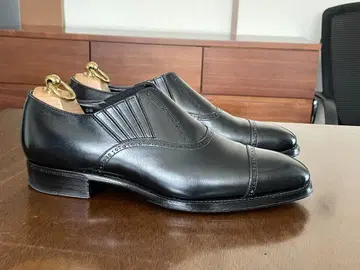 사니야마초 신노스케 사이드 엘라스틱 7 25cm 블랙 일본제