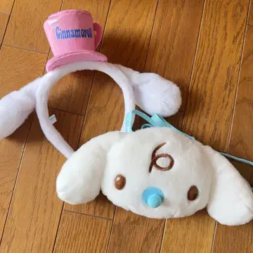 산리오 퓨로랜드 머리띠 미니백 시나몬 밀크