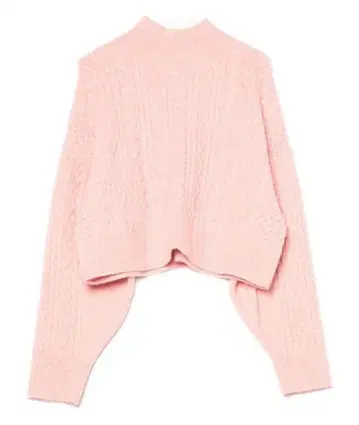 케이블 니트 풀오버