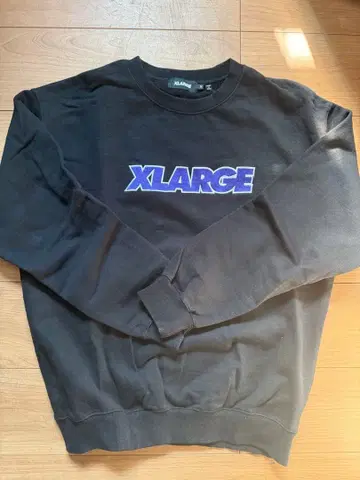 XLARGE 블랙 맨투맨 M