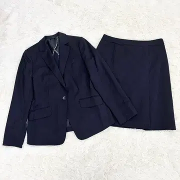 [ 새상품급 ] n-line 스커트 수트 네이비 스트라이프 비즈니스 정장