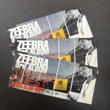 [ZEEBRA] TOKYO'S FINEST 스티커 3개 세트 2003년
