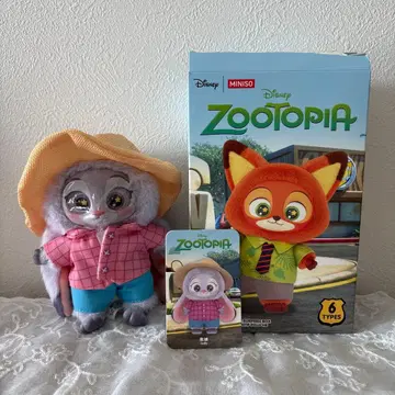 MINISO 주토피아 봉제 인형 참 주디 백참