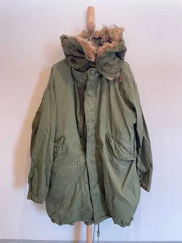 밀리터리 자켓 후드 부착 모즈 코트 70년대 M65