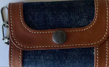 데님과 가죽의 열쇠 부착용