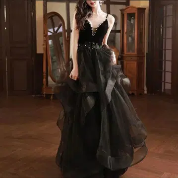 웨딩 드레스 블랙