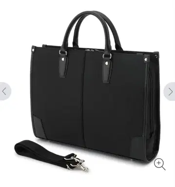 비즈니스 백 블랙 숄더 스트랩 포함