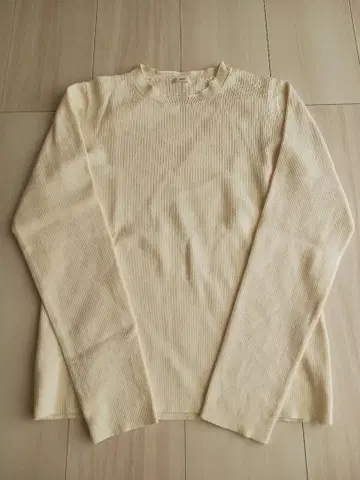 새상품급 IENA 2 x 2 리브 크루넥 풀오버