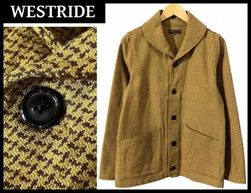 컨디션 최상 웨스트 라이드 니트 올 패턴 숄카라 USN 커버올 M