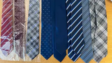 넥타이 아오야마 양복 11개 세트 미사용 새상품과 거의 새상품