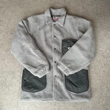 그레이 플리스 보아 자켓 L 사이즈