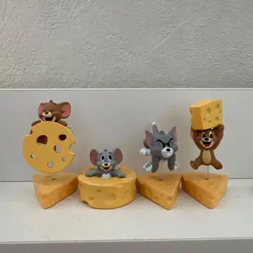 톰과 제리 치즈형 피규어 4개 세트
