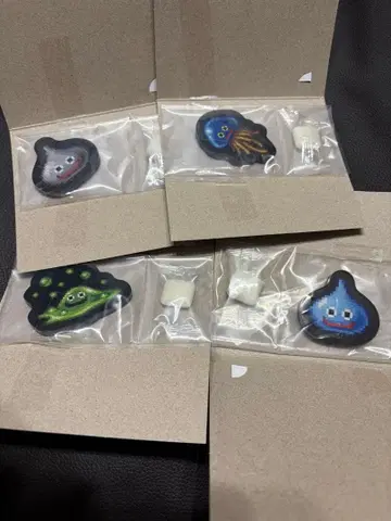 드래곤 퀘스트 캐릭터 마그네트 로토 삼부작 슬라임 4개 세트