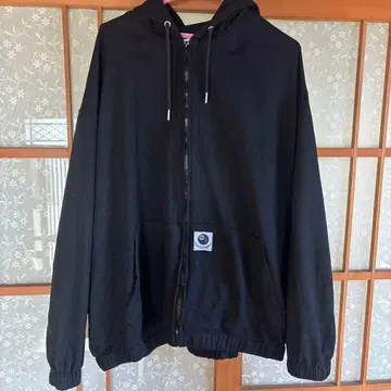 MSG 블랙 후드 부착 후드티 XL