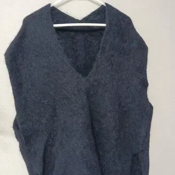 슬로브 이에나 샤기 니트 베스트