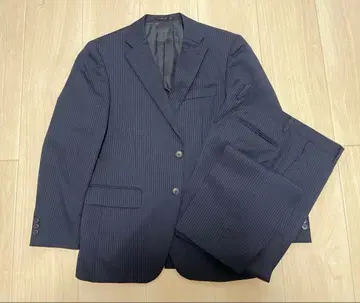 네이비 스트라이프 비즈니스 정장